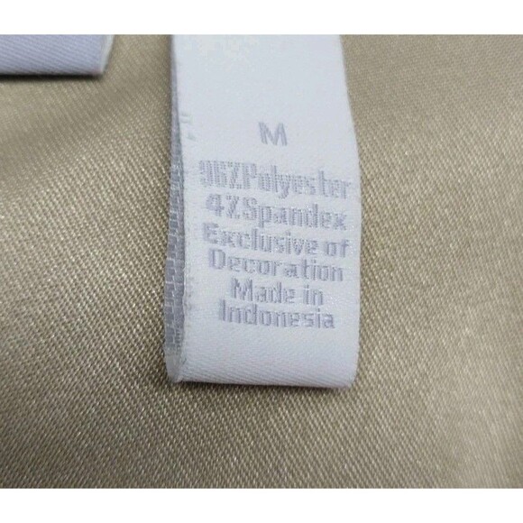 Women's Faux Suede Top M Tan Floral Embroidered Western Cowgirl Boho Chic Retro - Picture 6 of 7